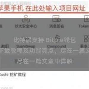 比特派支持 Bitpie钱包最新版本下载教程及功能亮点，尽在一篇文章中详解