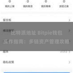 比特派地址 Bitpie钱包操作指南：多链资产管理攻略