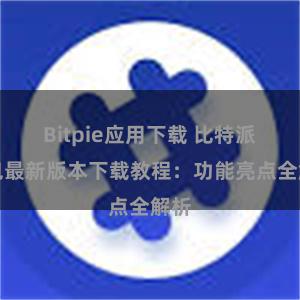 Bitpie应用下载 比特派钱包最新版本下载教程：功能亮点全解析