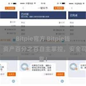 Bitpie官方 Bitpie钱包：资产百分之百自主掌控，安全可靠！