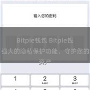 Bitpie钱包 Bitpie钱包：强大的隐私保护功能，守护您的资产