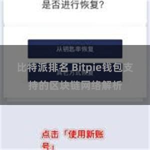 比特派排名 Bitpie钱包支持的区块链网络解析